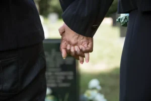 ondersteuning bij begrafenissen - handen